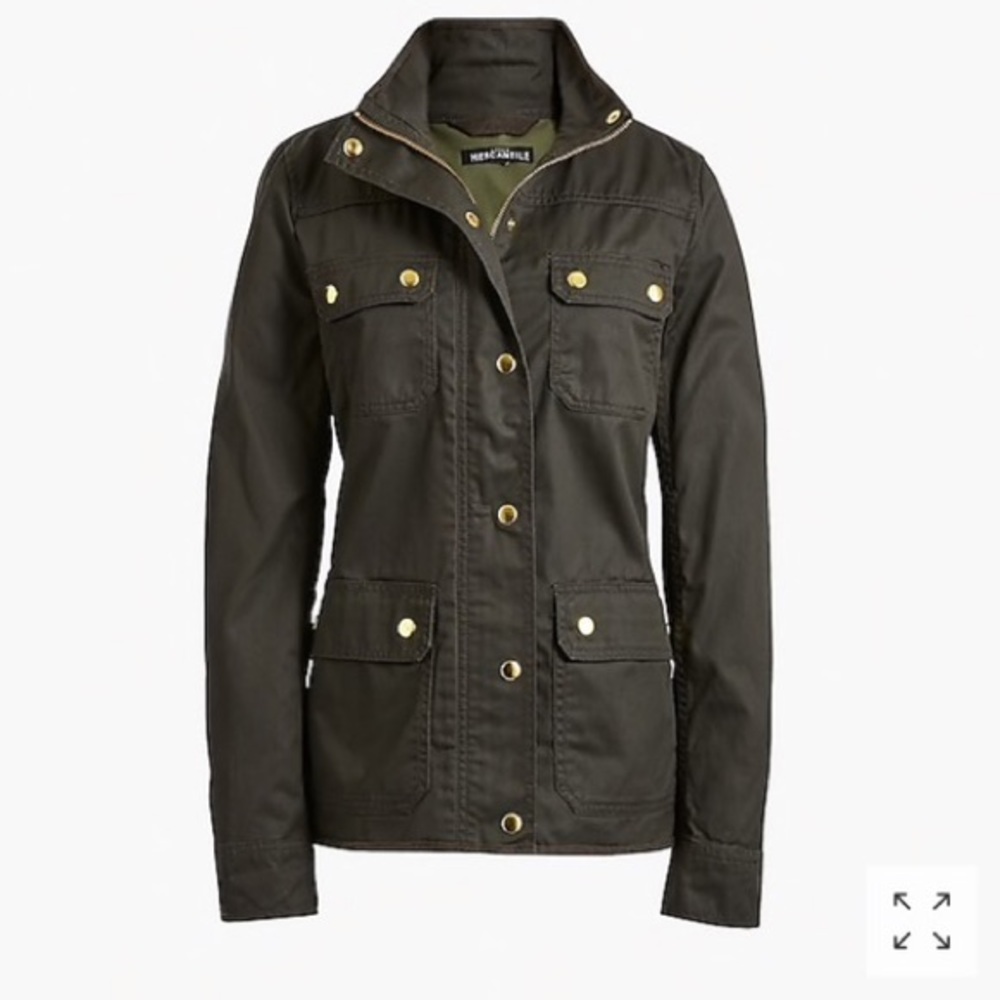 Jcrew Green Cargo Jacket